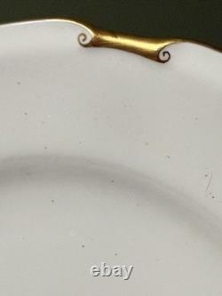 Royal Crown Derby Regency Bone China Dinner Set White/Gold England A. 1075