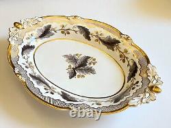 Royal Crown Derby -Tiffany Co. Dinner service for 12, gold deco. Portman Oak, 1940