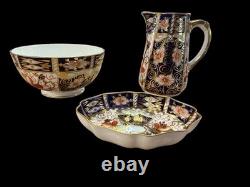 Royal Crown Derby Traditional Imari Tea Coffee Set Coffee Pot Sugar Creamer Dish
