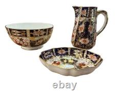 Royal Crown Derby Traditional Imari Tea Coffee Set Coffee Pot Sugar Creamer Dish