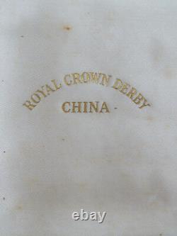 Royal Crown Derby Vintage China Box Set of Six Fruit Dessert Forks 082B