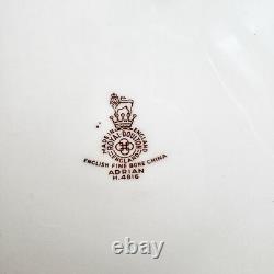 Royal Doulton ADRIAN Bone China 10.5 Dinner Plates SET/12 Gold Vintage England