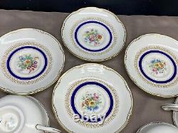 Royal Doulton ASCOT Bone China England Set of 4 Cream Soup Bowls Saucers