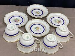 Royal Doulton ASCOT Bone China England Set of 4 Cups & Saucers 2 1/2