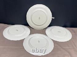 Royal Doulton ASCOT Bone China England Set of 4 Dinner Plates 10 1/2