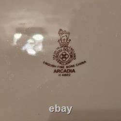Royal Doulton Arcadia H4802 Bone China Dinner Tea Set Made in England 71 Pieces