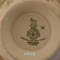 Royal Doulton Arcadia H4802 Bone China Dinner Tea Set Made in England 71 Pieces