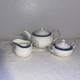 Royal Doulton Atlanta Bone China Teapot Creamer Sugar Set England