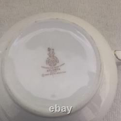 Royal Doulton Atlanta Bone China Teapot Creamer Sugar Set England