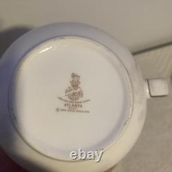 Royal Doulton Atlanta Bone China Teapot Creamer Sugar Set England