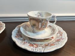 Royal Doulton Brambly Hedge China 4 Seasons Calendar Plate, Tea Cup & Saucer