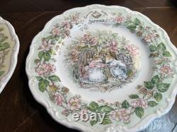 Royal Doulton Brambly Hedge China 4 Seasons Calendar Plate, Tea Cup & Saucer
