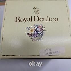 Royal Doulton Brambly Hedge Spring Summer Winter Autumn Tea Cup Saucer 4 Set Box