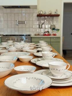 Royal Doulton Cadence TC1007 Bone China 92pc Set for 12 Unused Perfect England