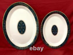 Royal Doulton Carlyle Bone China Set Of 2 Oval Serving Platters England
