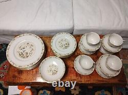 Royal Doulton China Dinner Set Mandalay 5-pc Service For 8 Minus Cup & Saucer