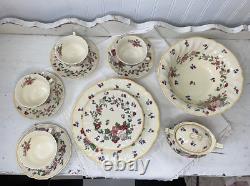 Royal Doulton China Set, Porcelain 20p Tea Set Wildflower D5273, made in England
