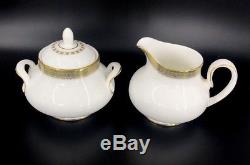 Royal Doulton Clarendon Teapot Creamer Sugar Set Bone China England