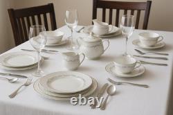 Royal Doulton Coronet Bone China Dinnerware Set 12 Place Settings H4947