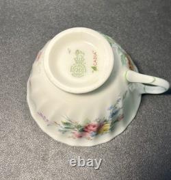 Royal Doulton England 1938-1959 Arcadia Bone China Set Of 12 Cups Saucers