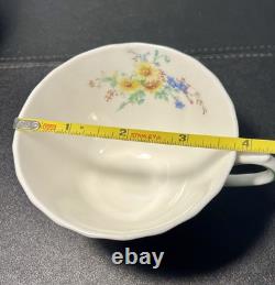 Royal Doulton England 1938-1959 Arcadia Bone China Set Of 12 Cups Saucers