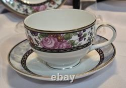 Royal Doulton England Centennial Rose Bone China 5pc Place Settings NEW IN BOX