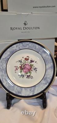 Royal Doulton England Centennial Rose Bone China 5pc Place Settings NEW IN BOX