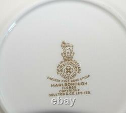 Royal Doulton England Marlborough Set of 5 Cups & Saucers -Bone China