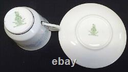 Royal Doulton England Meadow Mist Set of 7 Cups & Saucers -Bone China
