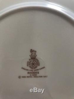 Royal Doulton England RHODES Fine Bone China 35pc Settings Serves 7 EXCELLENT