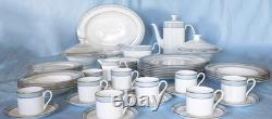 Royal Doulton Etude (Pattern H5003). 8 Place Settings With Serving Pieces. England