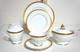 Royal Doulton Fine Bone China Set for 8 Royal Gold Pattern H. 4980 1969 Vintage