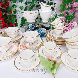 Royal Doulton Fine Bone China Tea & Coffee Set for 6 Covington Pattern 32 Pcs