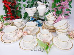 Royal Doulton Fine Bone China Tea & Coffee Set for 6 Covington Pattern 32 Pcs