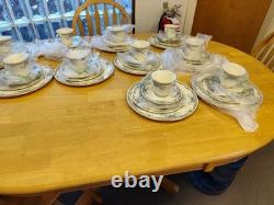 Royal Doulton Fine English Bone China Dinner Set For 12 Juliet 5 Pc Place Set