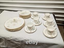 Royal Doulton Flirtation 28 Piece Set- China Dinnerware. Made In England
