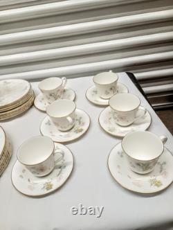 Royal Doulton Flirtation 28 Piece Set- China Dinnerware. Made In England