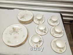 Royal Doulton Flirtation 28 Piece Set- China Dinnerware. Made In England