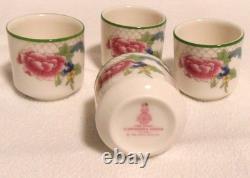 Royal Doulton Floradora Green T. C. 1127 5 Pc Place Setting-for 8+Extras 76 Pc New