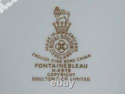 Royal Doulton Fontainebleau Tea Cup Saucer Set x 6 Bone China England