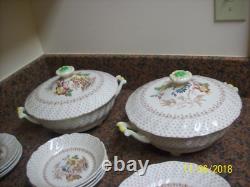Royal Doulton Grantham Vtg Porcelain China Group Of 53 Pieces Made In England