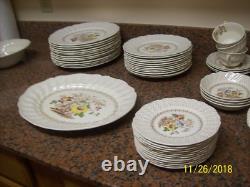 Royal Doulton Grantham Vtg Porcelain China Group Of 53 Pieces Made In England