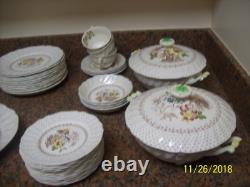Royal Doulton Grantham Vtg Porcelain China Group Of 53 Pieces Made In England