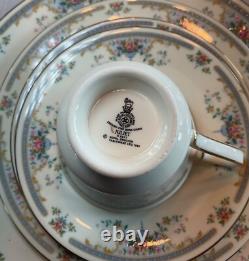Royal Doulton Juliet Fine English Bone China, 9 Dinner 5 Pc Set plus serving pcs