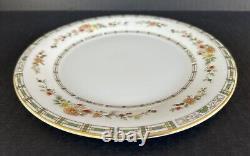 Royal Doulton Mosaic Garden Salad Plates 7 7/8 Set Of 10 Orange Green Floral