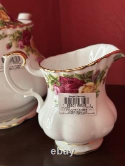 Royal Doulton Old Country Roses 3 Piece Bone China Tea Set Mint in Box