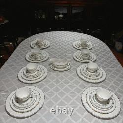 Royal Doulton Piedmont H4967 41pc Bone China Dinnerware Set for 8 England