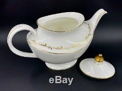 Royal Doulton Rondo Teapot Creamer Sugar Set Bone China England Tea Set 3 Pieces