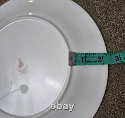 Royal Doulton Sarabande Fine Bone China H5023 Dinner Plates 10.5 White Set of 6