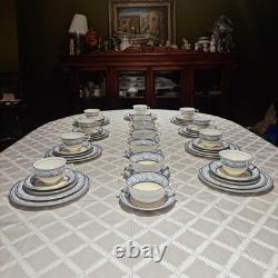 Royal Doulton Tewkesbury Bone China 57pc Set for 9 with Cream Soup Bowls England